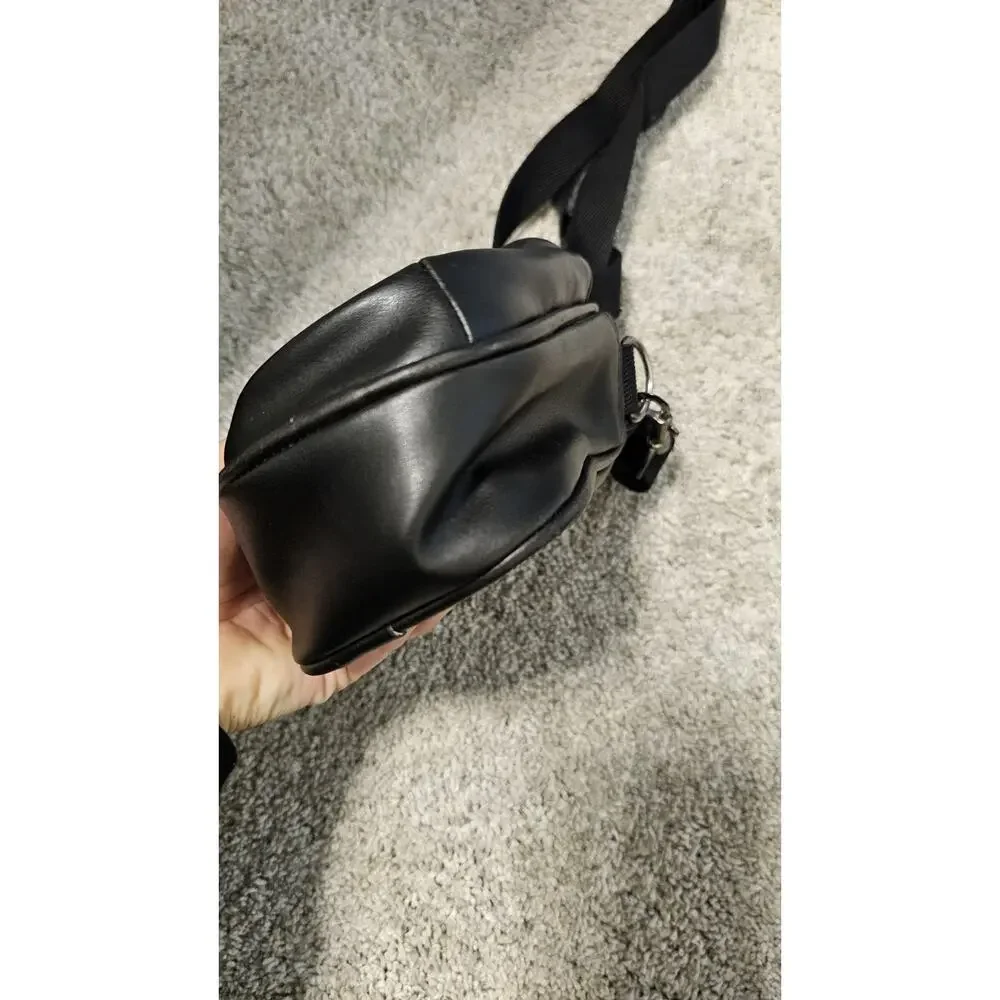View Black Camera Bag Case Double Zipper Shoulder Strap Belt Loop